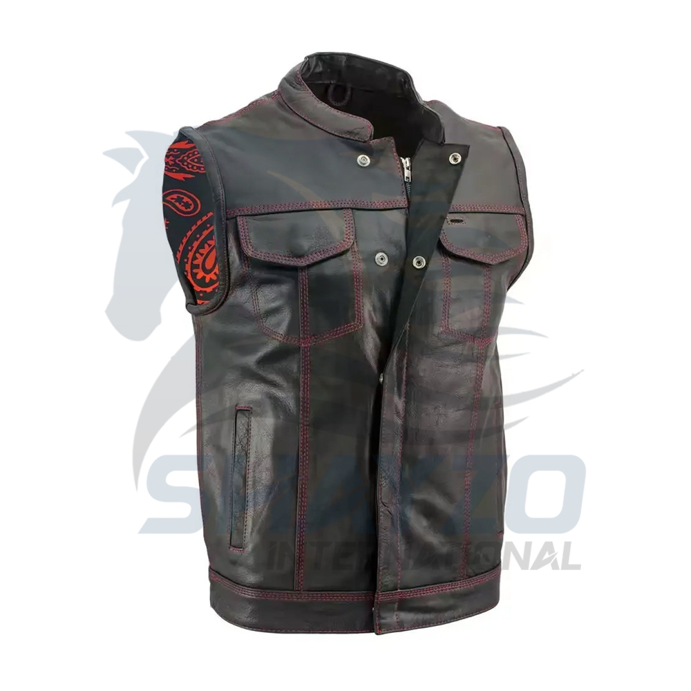 Men Leather Vest